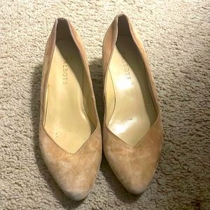Talbots suede wedge size 7